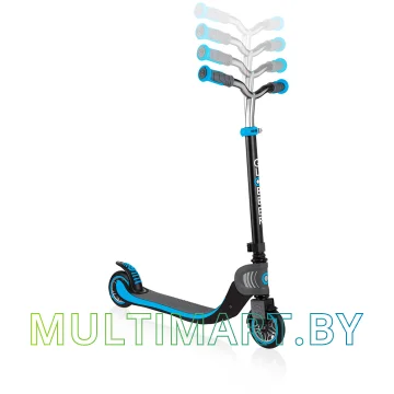 Самокат Globber Flow 125 Foldable (голубой) картинка 2